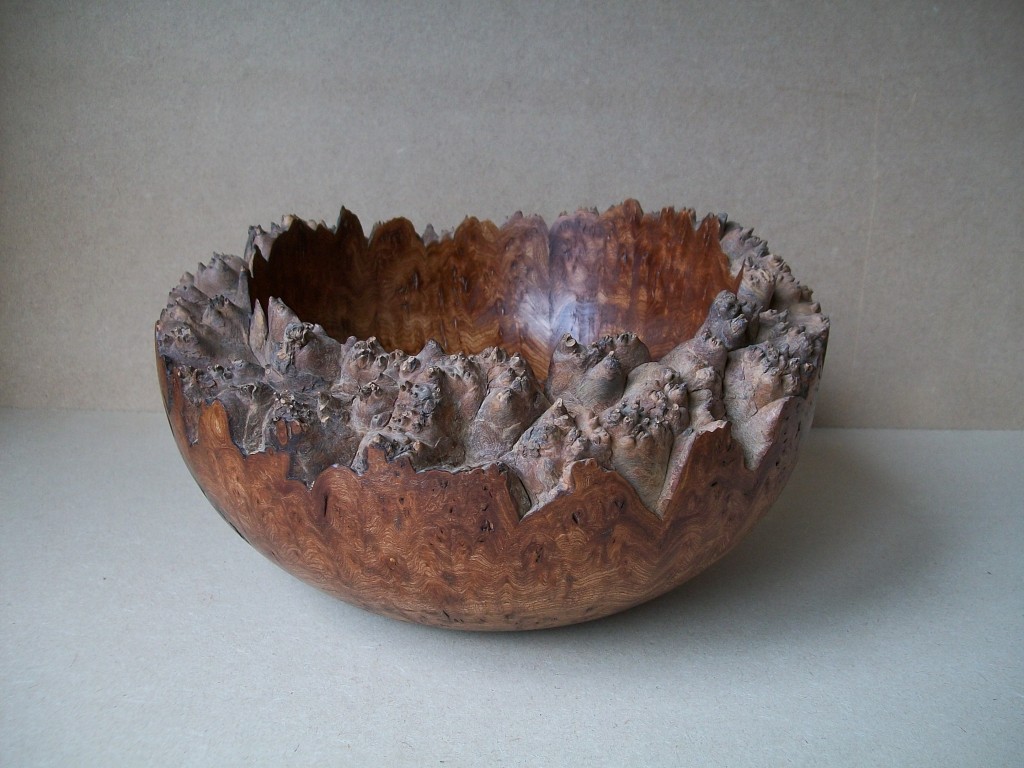 burr elm bowl, woodturning, http//www.neilfyffe.co.ukNeil Fyffe