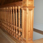 pitch pine newel post, spindles, rope-twist, reclaimed pitch pine, specialist joinery, bespoke, custom made, conservation, hand made, newel posts,