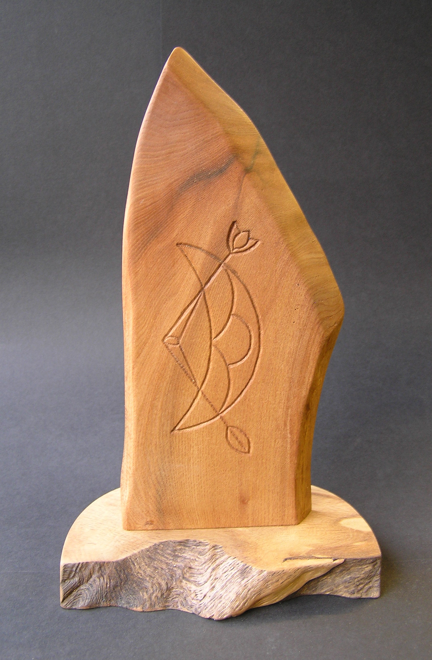 hand carved, Pictish carvings,Pictish carving, Scottish carving, pictish symbol, crescent and v-rod, bespoke carving, custom made carving,