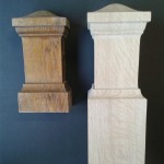 arts and crafts, newel posts, spindles, specialist joinery, oak, restoration, hand made, Scottish oak, custom made, copy, conservation,