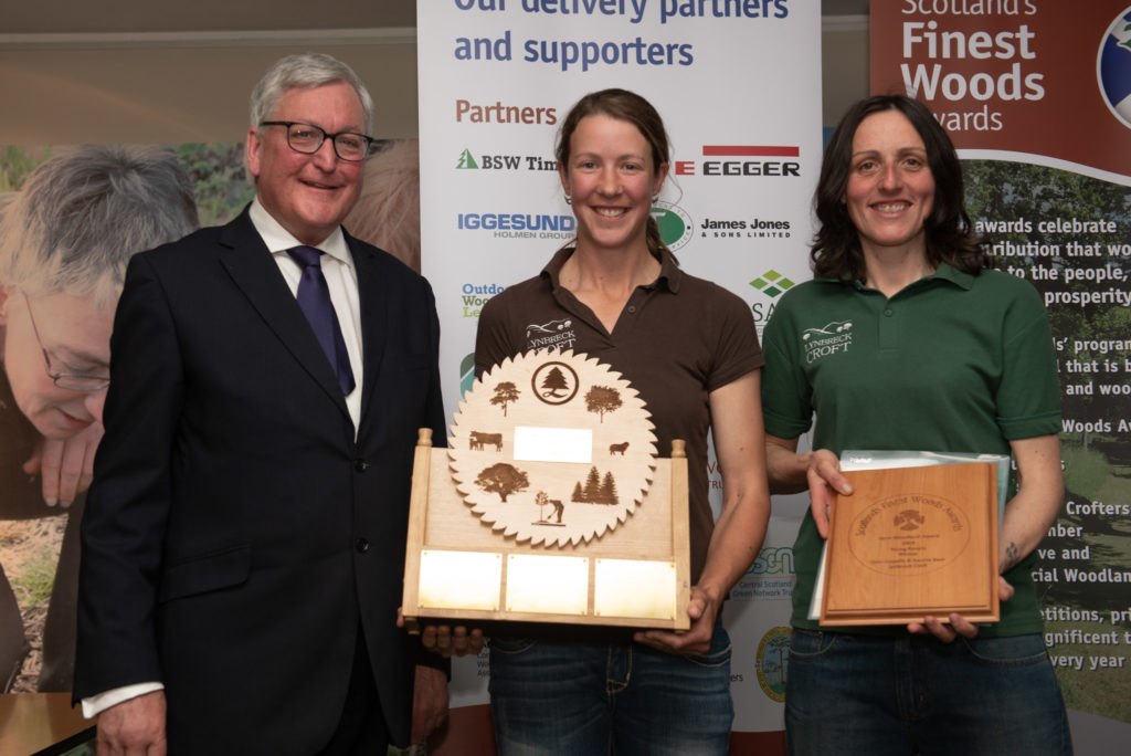 custom, bespoke, unique award, sfwa 2019, Scottish , native woods,
