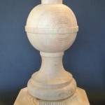 pendant finial, reclaimed scots pine, restoration, specialist joinery, hand turned, bespoke, copy of original, Victorian building, conservation,