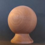 Sapele newel cap, simple style, replacement, staircase restoration, bespoke, custom made to any size, sanded ready to finish, oak, pine,